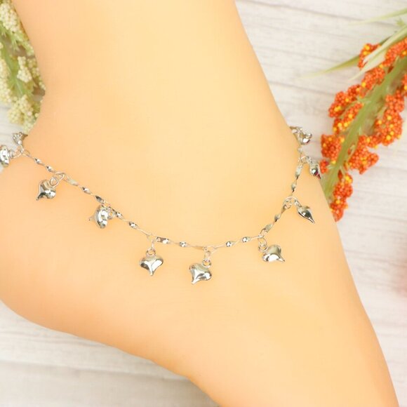 "Handmade Anklet – Elegant & Delicate Jewelry for Women | UNVRC1151 - Picture 7 of 10